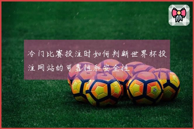 冷门比赛投注时如何判断世界杯投注网站的可靠性和安全性
